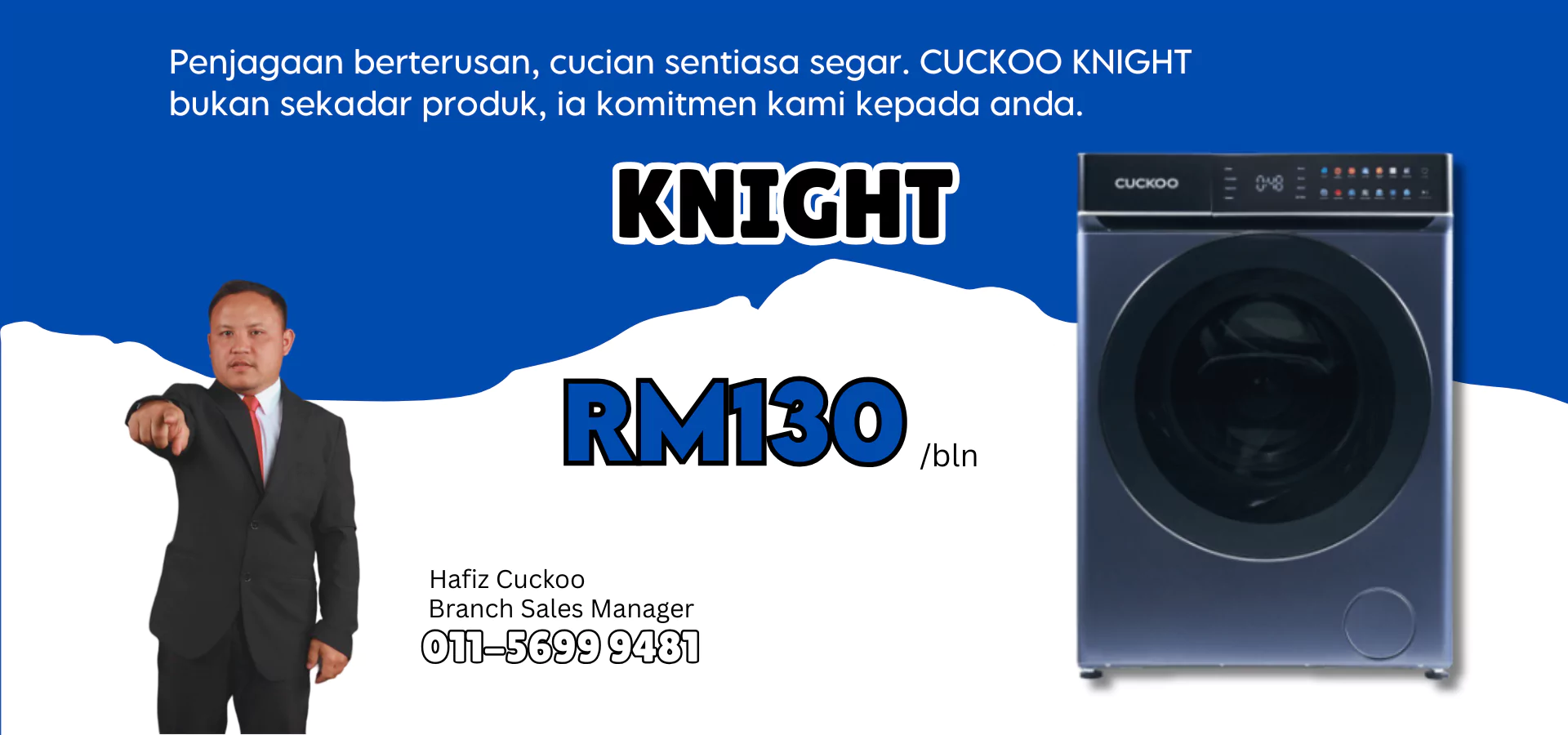 Mesin Basuh Cuckoo Knight
